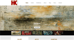 Desktop Screenshot of hunterkirklandcontemporary.com
