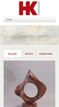Mobile Screenshot of hunterkirklandcontemporary.com